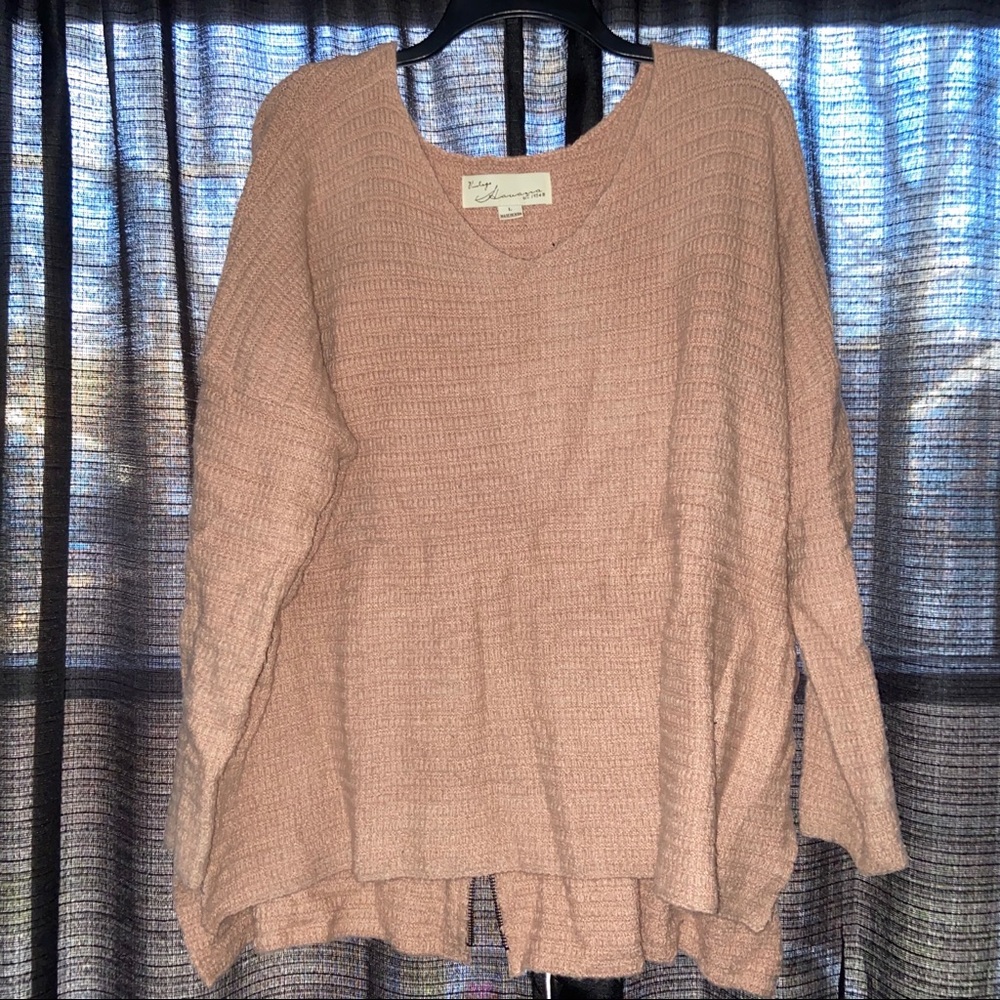 Pink soft sweater